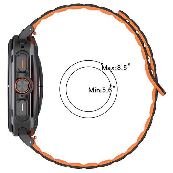 Curea din silicon pentru Samsung Galaxy Watch Ultra 47mm