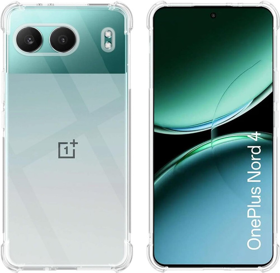 Huse pentru OnePlus Nord 4, Dropproof, transparentă