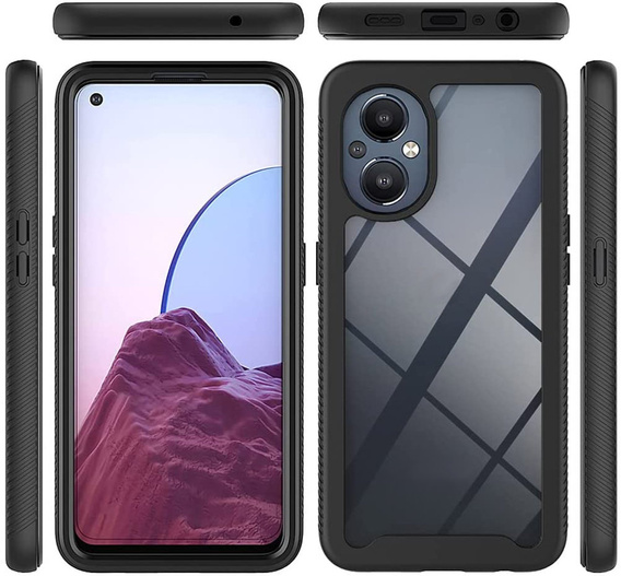 Carcasă pentru Oppo Reno7 Lite, Shockproof, cu folie, albastru