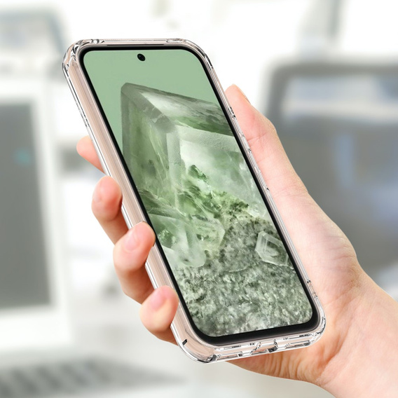 Husă pentru Google Pixel 8A, Fusion Hybrid Case, pentru MagSafe, transparentă