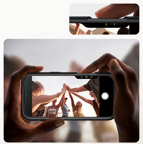 Carcasă Supcase pentru iPhone 17 Pro Max, IBLSN Ares Fip Magsafe, negru