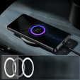 Carcasă de protecție pentru camera foto pentru OnePlus 11 5G, CamShield MagSafe, transparent / negru