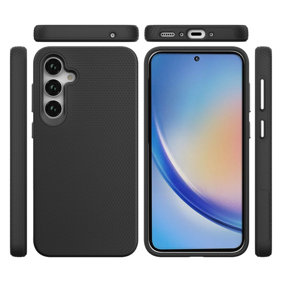Carcasă blindată pentru Samsung Galaxy A35 5G, Dual Armored, negru