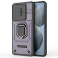 Husă pentru Xiaomi Poco F6 Pro, KickStand Camera Lens, violet