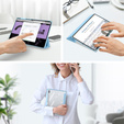 Husa pentru Samsung Galaxy Tab S10 Ultra, Dux Ducis TOBY, albastru