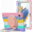 Husă pentru copii pentru Samsung Galaxy tab A8 10.5 SM-X200 SM-X205, blindată cu curea, albastru
