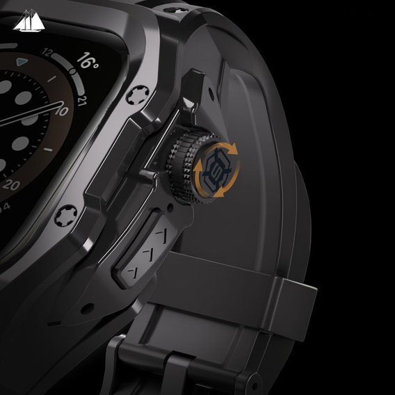 Curea cu carcasă SHELLBOX pentru Apple Watch Ultra/Ultra 2 49mm