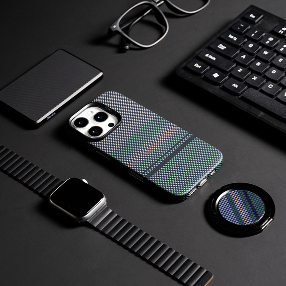 Husă BENKS Kevlar Magnetic Armor Air Aurora 600D S062 pentru MagSafe pentru iPhone 15 Pro Max