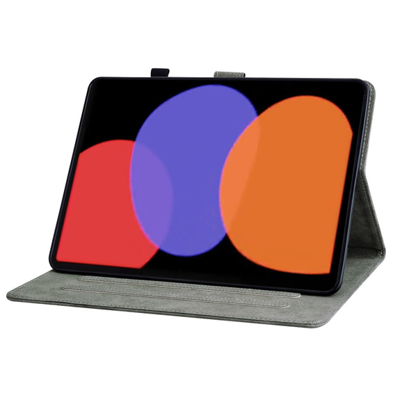 Huse pentru Xiaomi Pad 6, Wallet Pen Slot, gri
