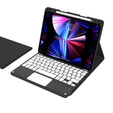 Carcasă + tastatură iPad Air 10.9 4 2020 / 5 2022, Touchpad, negru