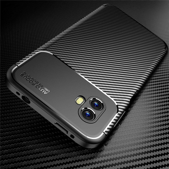 Huse pentru Samsung Galaxy Xcover 6 Pro, Carbon Gel, negru