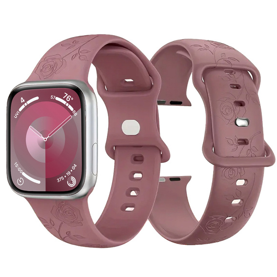 Curea din silicon pentru Apple Watch 1/2/3/4/5/6/7/8/9/SE 38/40/41/mm
