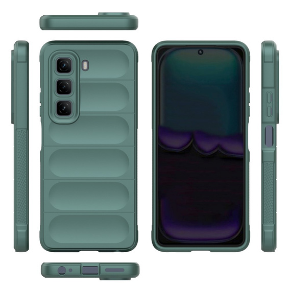 Huse pentru Infinix Hot 50 4G, Gaming Shockproof, verde