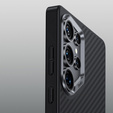 Carcasa BENKS Kevlar pentru Samsung Galaxy S25+ Plus, pentru MagSafe, Carbon Fiber, negru