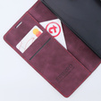 Husă pentru Motorola Moto G53, ERBORD Vintage, portofel cu clapetă, roșu