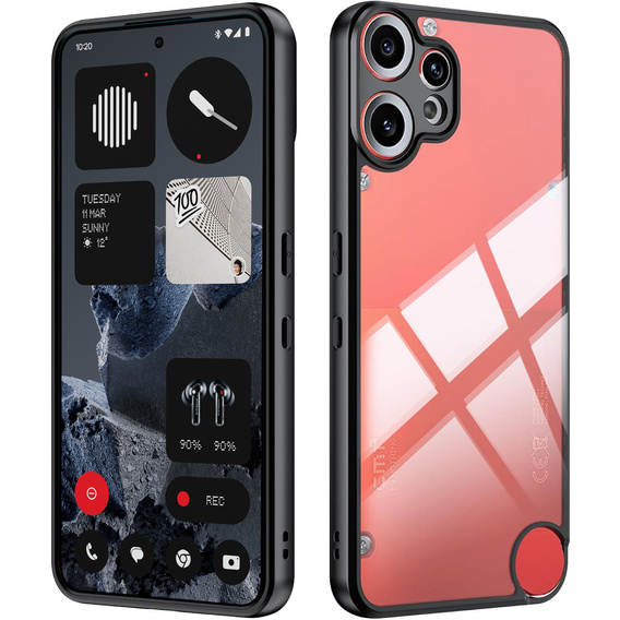 Huse pentru CMF Nothing Phone 2 Pro, Fusion Hybrid, transparentă