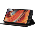Huse pentru Samsung Galaxy S24+ Plus, Wallet Litchi Leather, negru