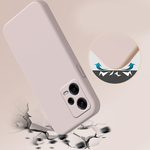 Husa pentru Xiaomi Redmi Note 12 Pro+ 5G, Silicone Lite, roz