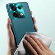 Husă din piele pentru Xiaomi Redmi Note 13 Pro+, leather hybrid, verde