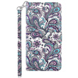 Cu clapetă pentru Oppo A17, Light Spots Decor, violet