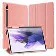 Husă pentru Samsung Galaxy Tab S9+ 12.4", Dux Ducis Domo, roz rose gold