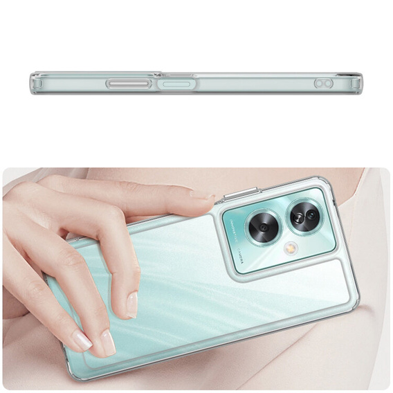 Huse pentru Oppo A79 5G, Fusion Hybrid, transparentă