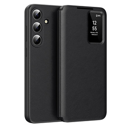 Husă tip portofel Smart View pentru Samsung Galaxy S26, negru