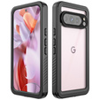 Husă impermeabilă IP68 pentru Google Pixel 9 Pro, Redpepper, negru