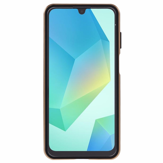 Husa pentru Samsung Galaxy A16, Magnetic Dual Glass, de aur