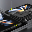 Husă blindată pentru Samsung Galaxy Z Fold6 5G, CamShield Slide, negru