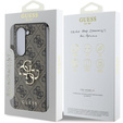 GUESS Huse pentru Samsung Galaxy Z Fold6, 4G Big Metal Logo, maro