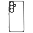 Carcasă pentru Samsung Galaxy S24+ Plus, Fusion Hybrid, cu protecție pentru camera foto, transparent / negru