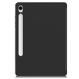 Husă pentru Samsung Galaxy Tab S10 FE+ Plus, Smartcase cu spațiu pentru stylus, negru