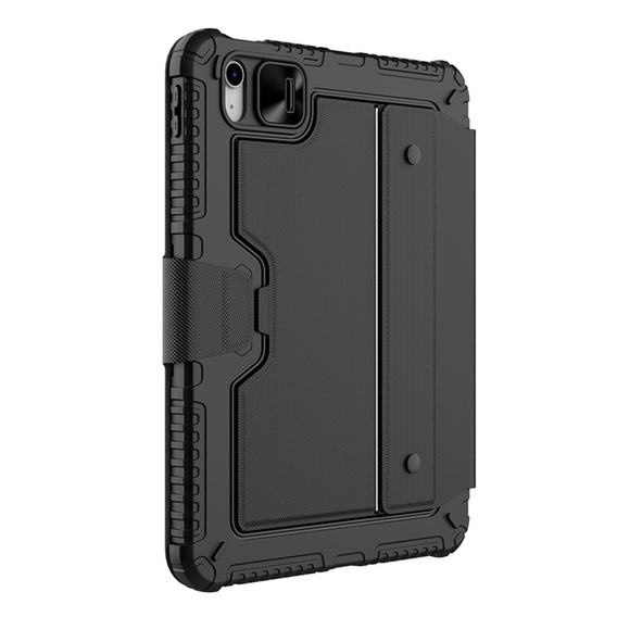 Carcasă + tastatură iPad 10.9 2022, NILLKIN Bumper Pen Slot, negru