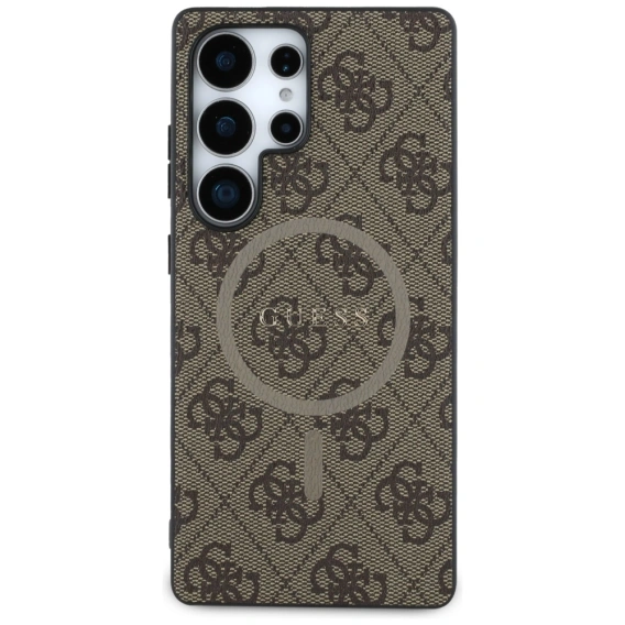 Husă GUESS 4G Ring Classic Logo MagSafe pentru Samsung Galaxy S25 Ultra