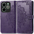 Cu clapetă pentru Infinix Hot 40i, Mandala, violet