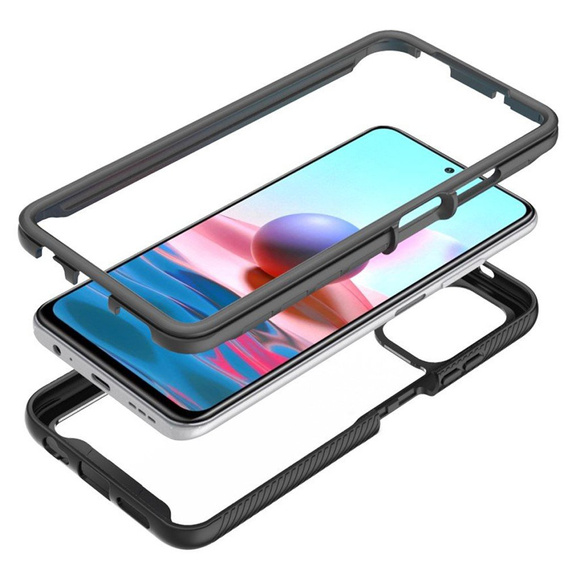 Carcasă pentru Xiaomi Redmi Note 10 / 10S, Shockproof, cu folie, albastru