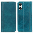 Husa cu clapetă pentru Sony Xperia 10 VI, Split Leather, verde