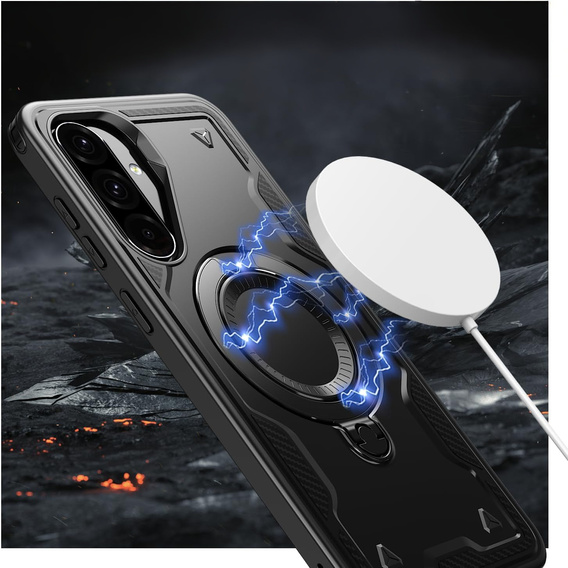 Carcasă pentru Samsung Galaxy A56, Military MagSafe, negru
