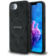 GUESS Huse pentru iPhone 16E, 4G Ring Classic Logo, negru