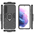 Huse pentru Samsung Galaxy S23, Kickstand Ring, negru