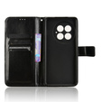 Cu clapetă pentru OnePlus 13, Crazy Horse Wallet, negru