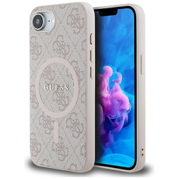 Husă Guess HC MagSafe PU 4G Ring Classic Logo pentru iPhone 16e