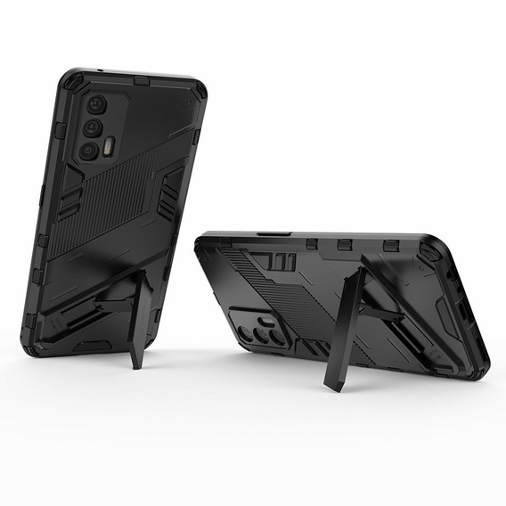 Husa pentru Realme GT 5G, Military kickstand, albastru