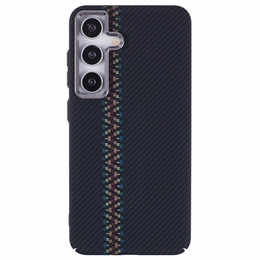 Carcasa pentru Samsung S25+ Plus, Carbon Fiber MagSafe, negru