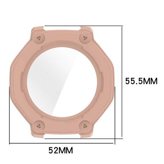 husă de protecție 2-în-1 + sticlă temperată pentru Amazfit T-Rex 3 Pro