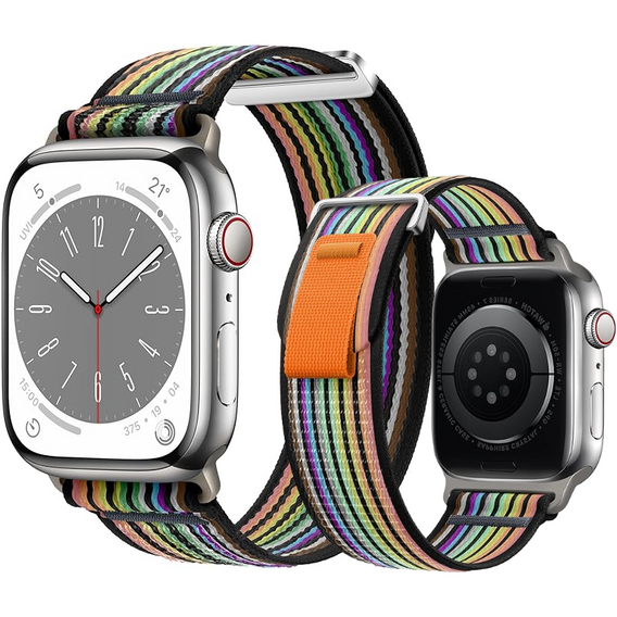 Curea din nailon pentru Apple Watch 1/2/3/4/5/6/7/8/9/10/SE/Ultra/Ultra 2 42/44/45/49MM
