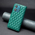 Cu clapetă pentru Motorola Edge 40 Neo, Wallet, BINFEN COLOR, verde