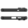 Carcasa Spigen pentru Samsung Galaxy S25 Edge, Tough Armor Mag MagSafe, negru + 9H Tempered Glass