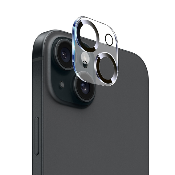 2x ERBORD sticlă călită ERBORD pentru camera pentru iPhone 15 / 15 Plus
